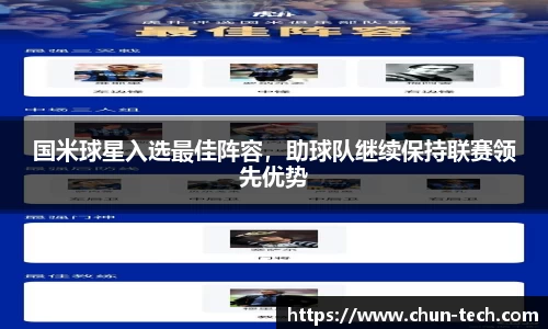 国米球星入选最佳阵容，助球队继续保持联赛领先优势